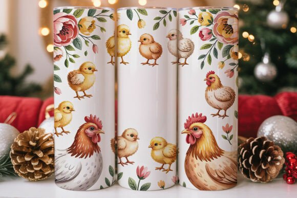 Baby Chicks Floral 20oz Tumbler Wrap Review
