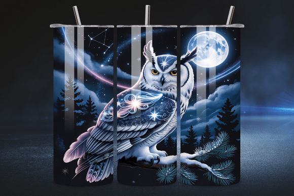 Celestial Owl Moonlight Winter Tumbler Review