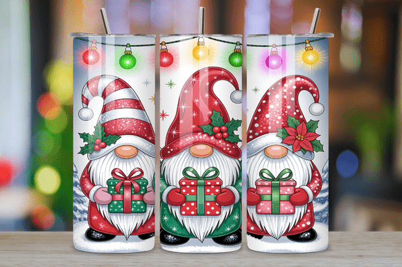 Christmas Gnomes 20 Oz Tumbler Wrap Review