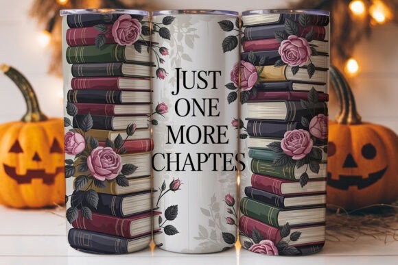Dark Academia Rose Book Stack Tumbler Review
