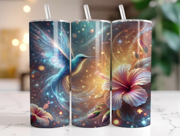 Hummingbird Lovers Floral Tumbler Wrap Design Review