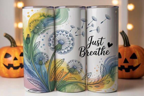 Just Breathe Dandelion Tumbler Wrap Review