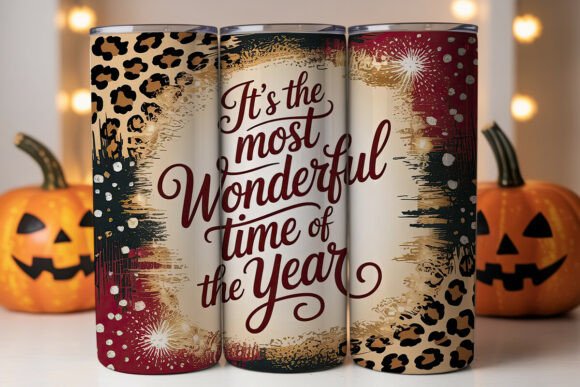 Leopard Christmas Tumbler Wrap Review