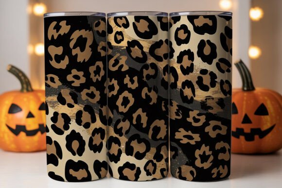 Leopard Print Tumbler Wrap PNG Review