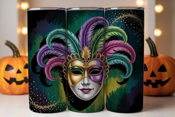 Mardi Gras Masquerade Tumbler Wrap Review