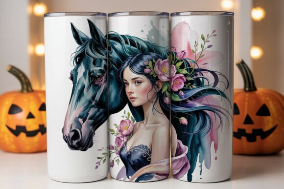 Mystical Horse Woman Tumbler Wrap Review