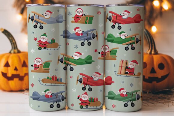 Vintage Airplane Christmas Tumbler Wrap Review