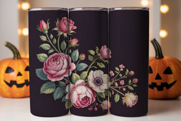 Vintage Floral Tumbler Wrap Design Review